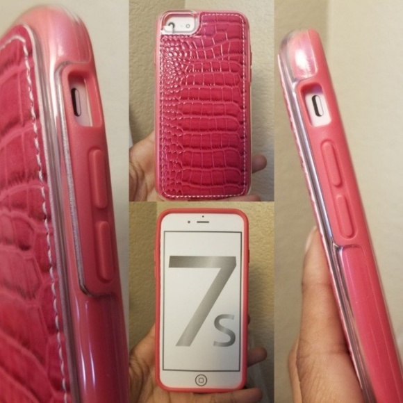 Crocodile Leather iPhone 7/6 (4.7’’)Pink - Picture 3 of 8